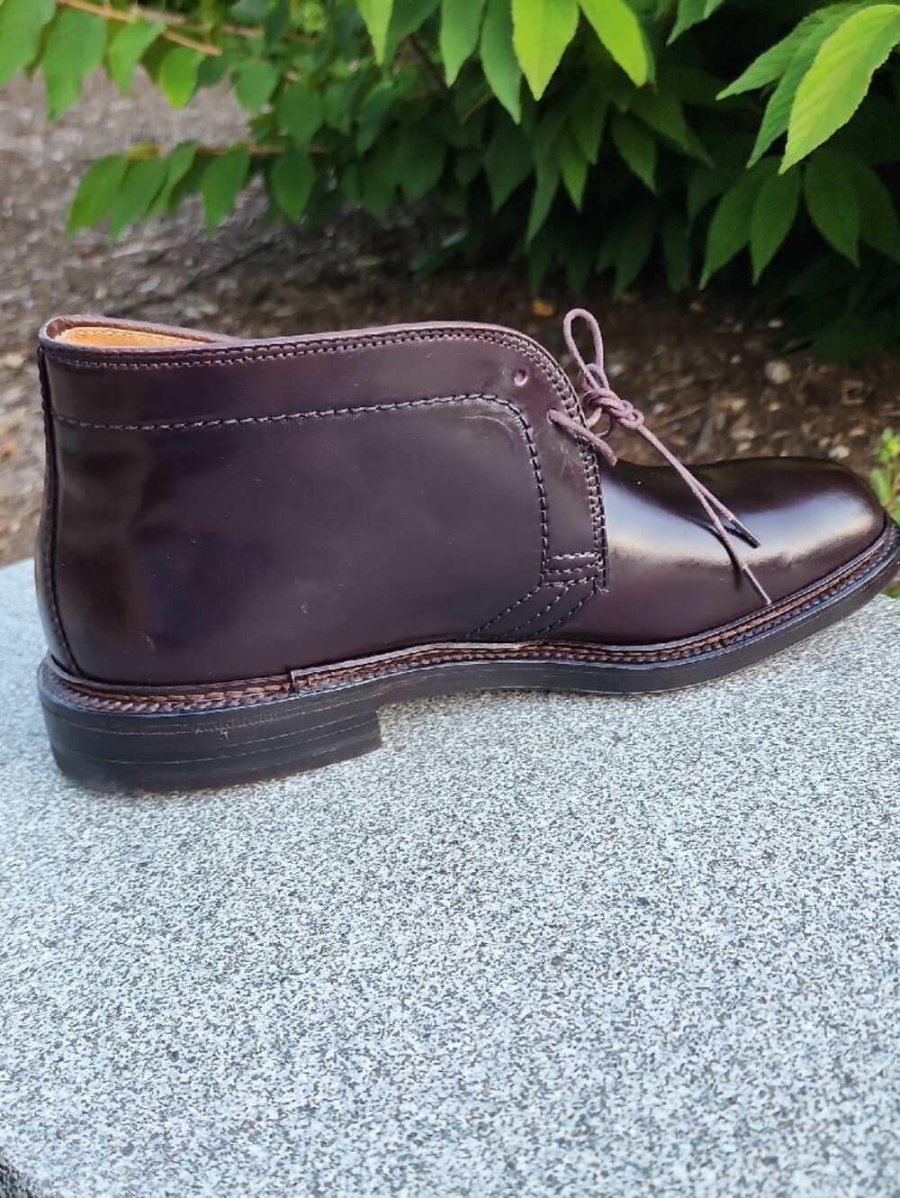 Alden 1357 Color # 8 Shell Cordovan Leather Chukka Boots size 7.5 Width B / D - Picture 9 of 16